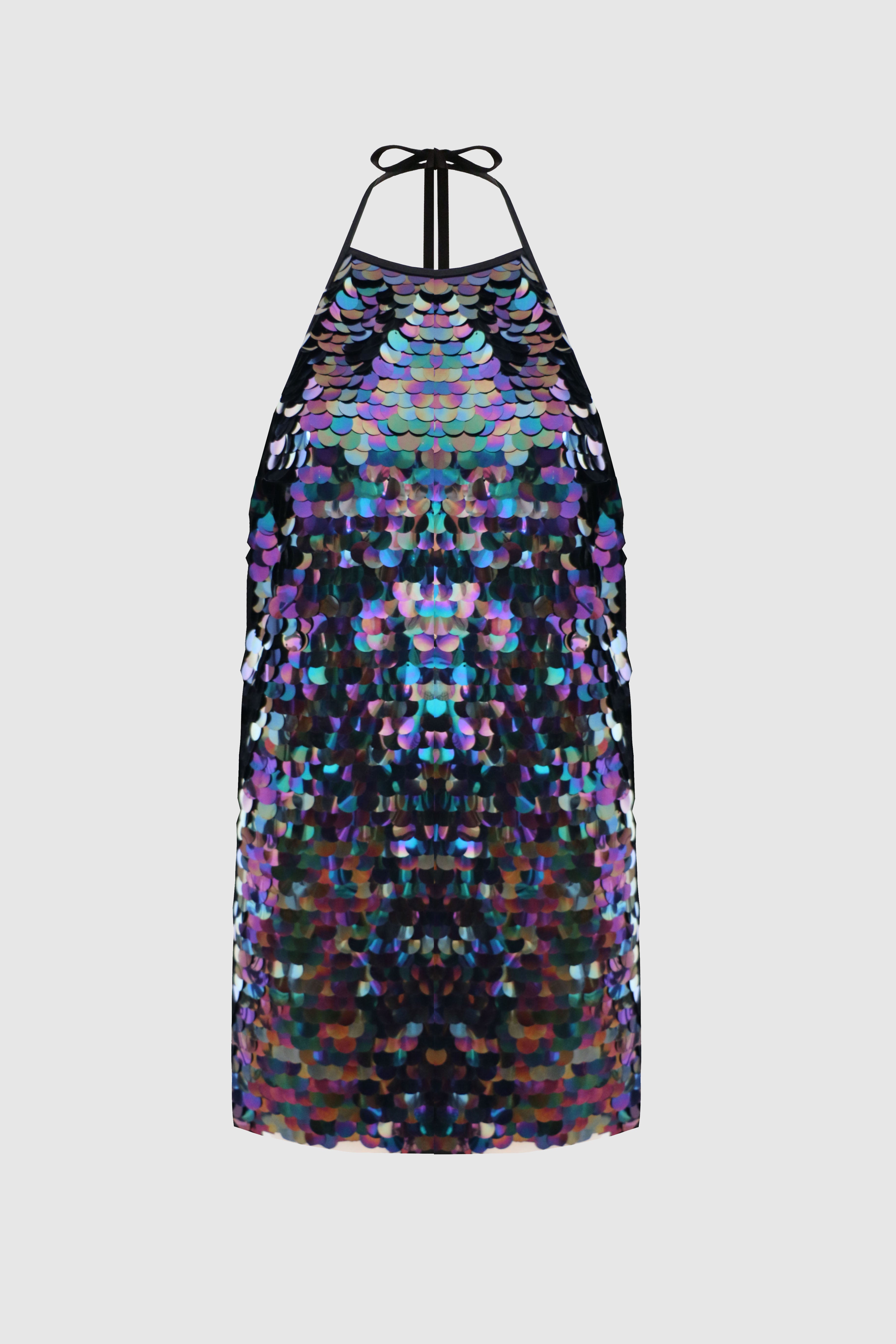 Gaia Sequined Mini Dress