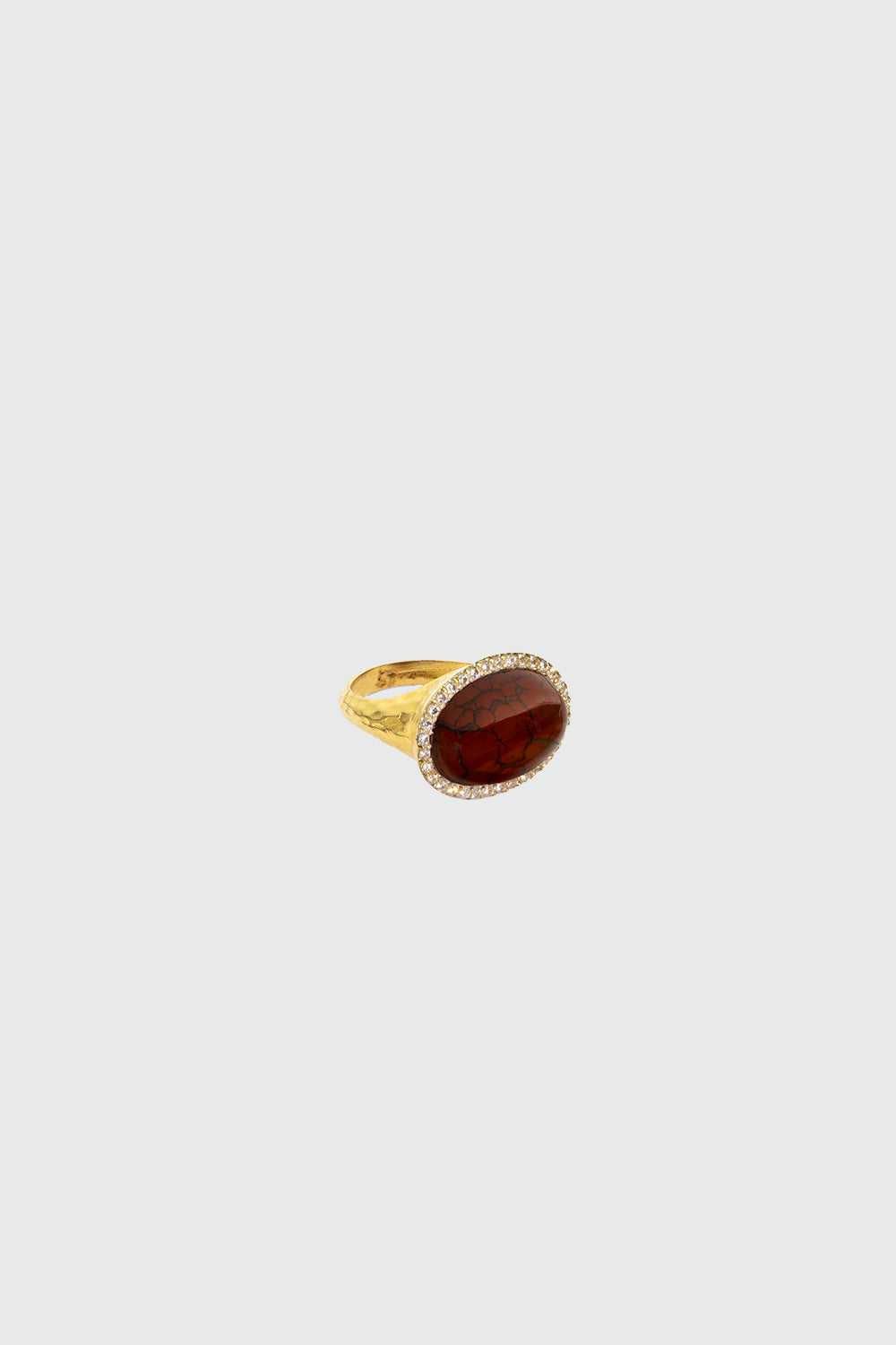 Agate Gold Ring
