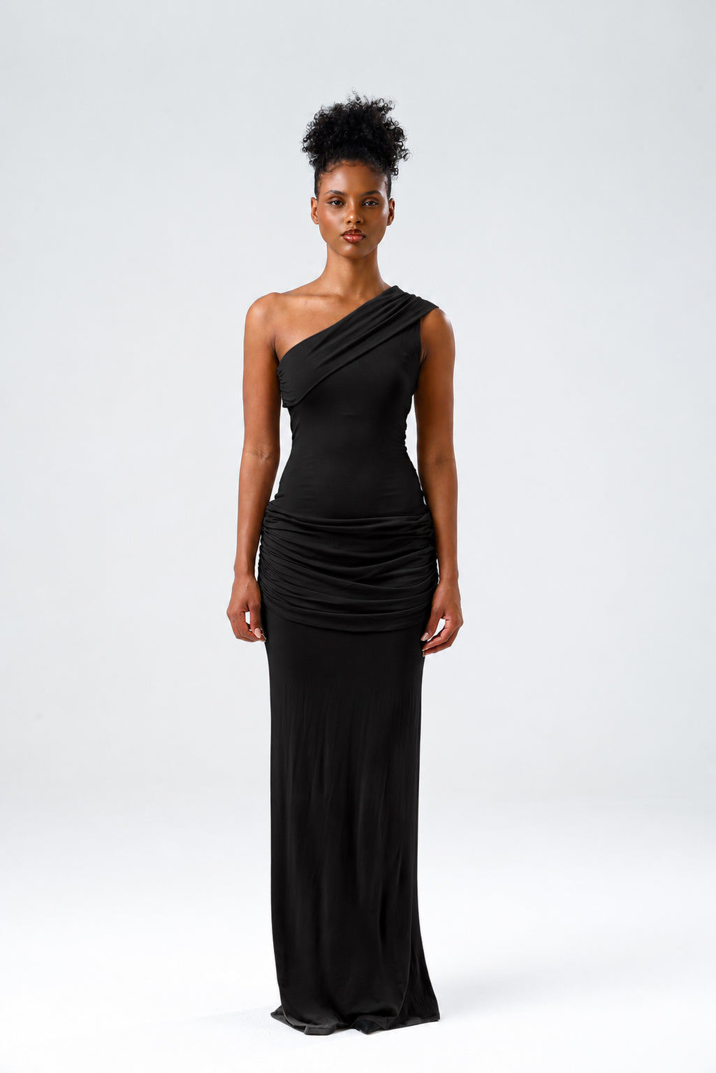 Selene Siyah Maxi Elbise