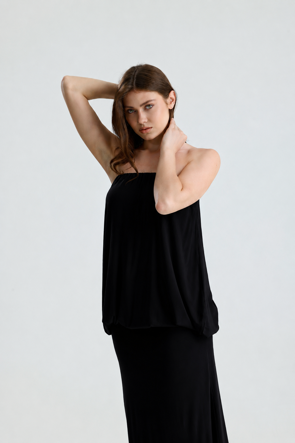 Sienna Siyah Maxi Elbise