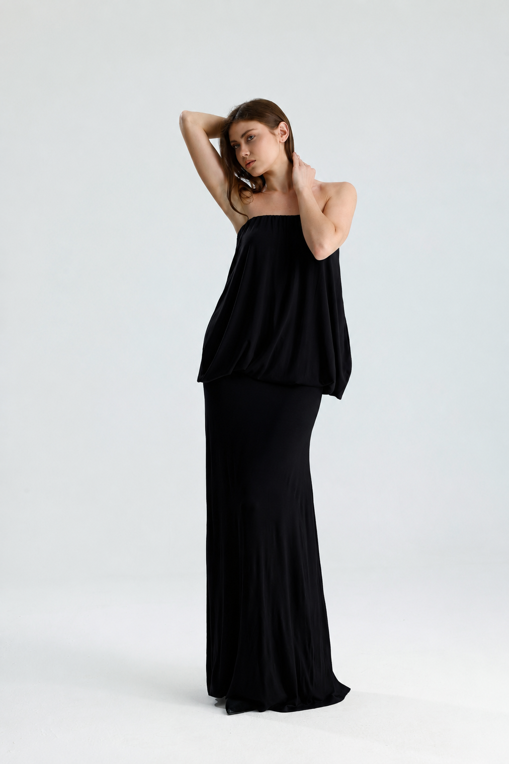 Sienna Siyah Maxi Elbise