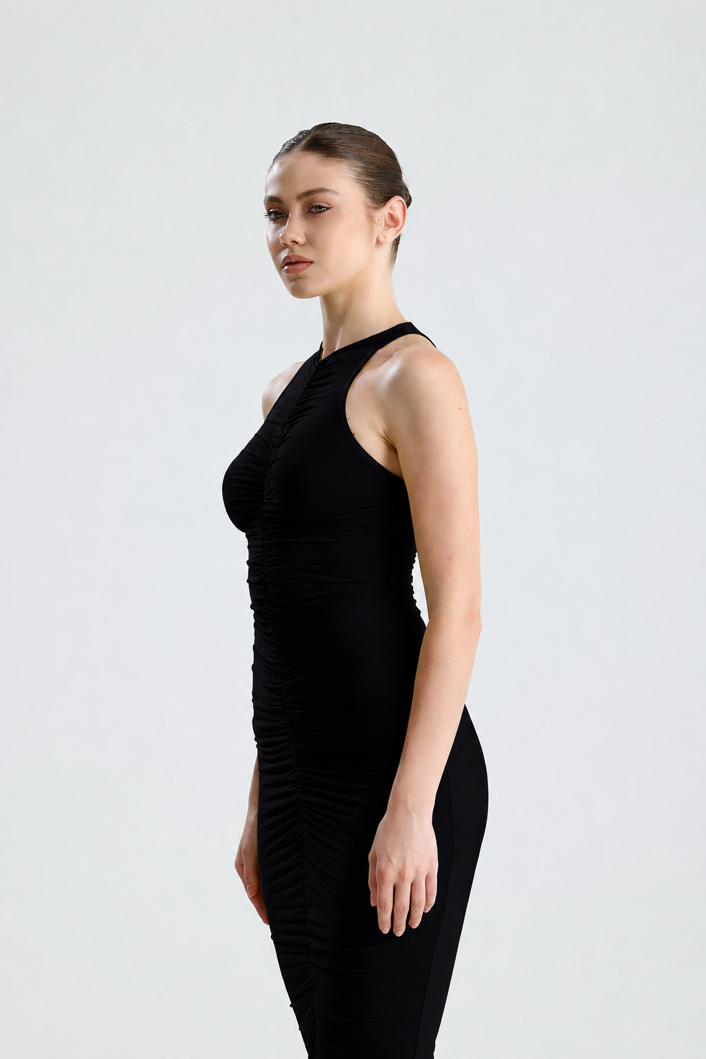Alessia Siyah Maxi Elbise