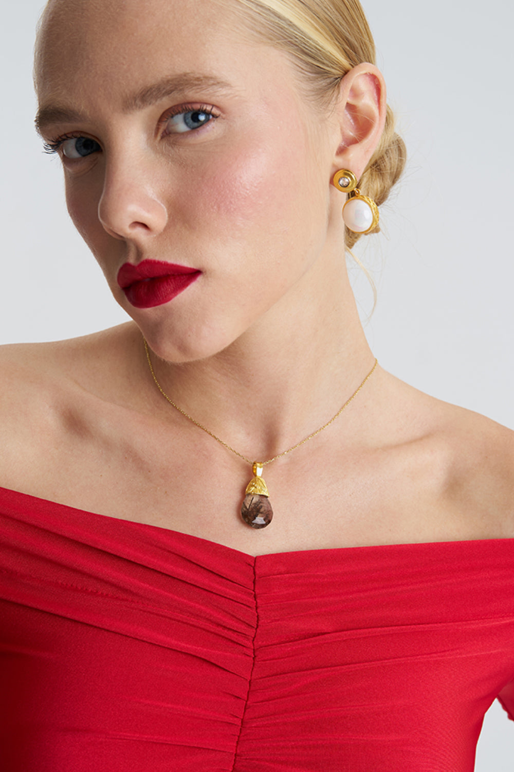 Rutile Gold Necklace