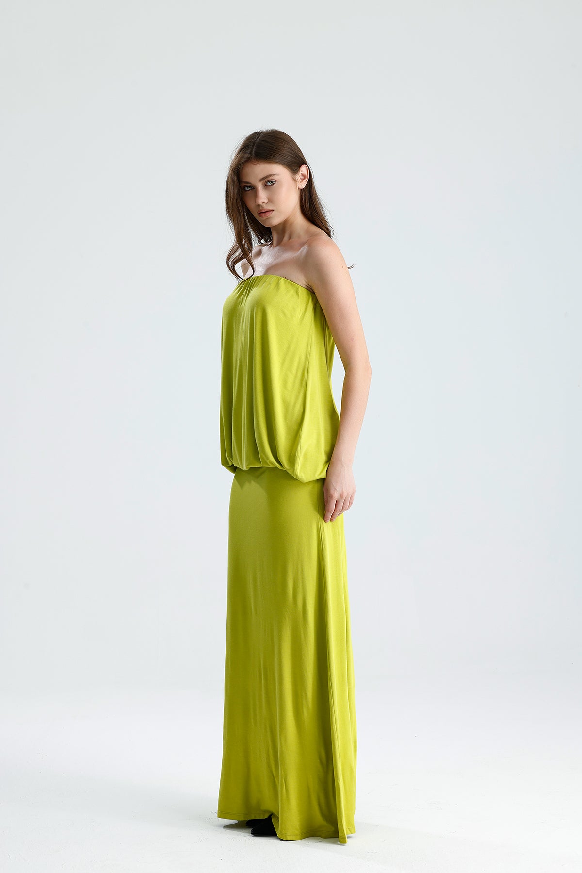 Sienna Yeşil Maxi Elbise