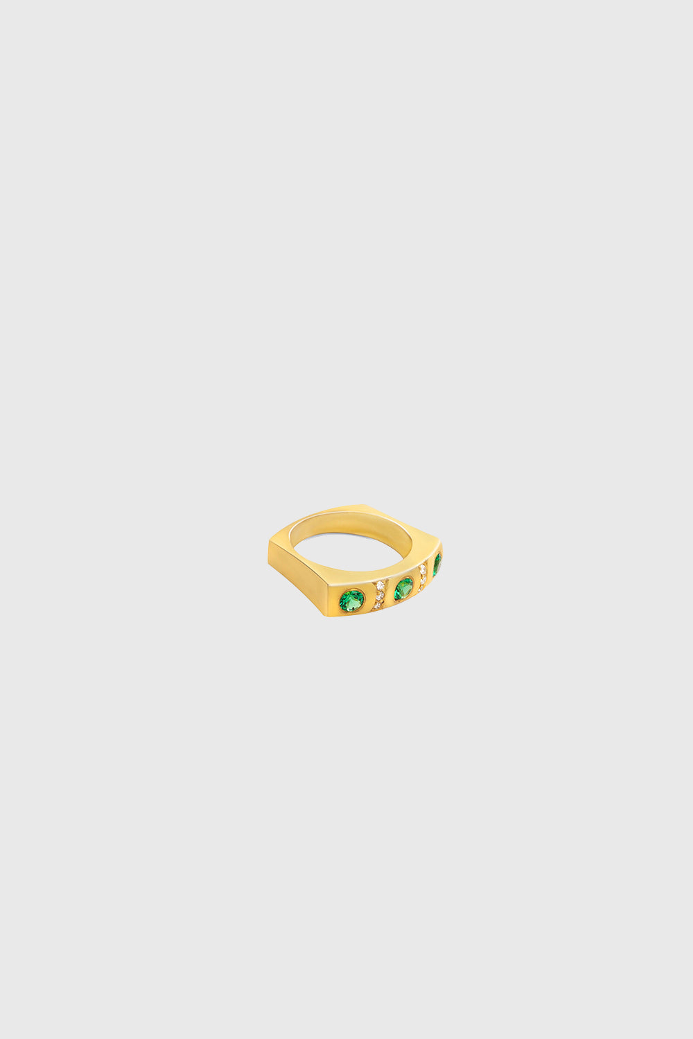 Emerald Diamong Gold Ring