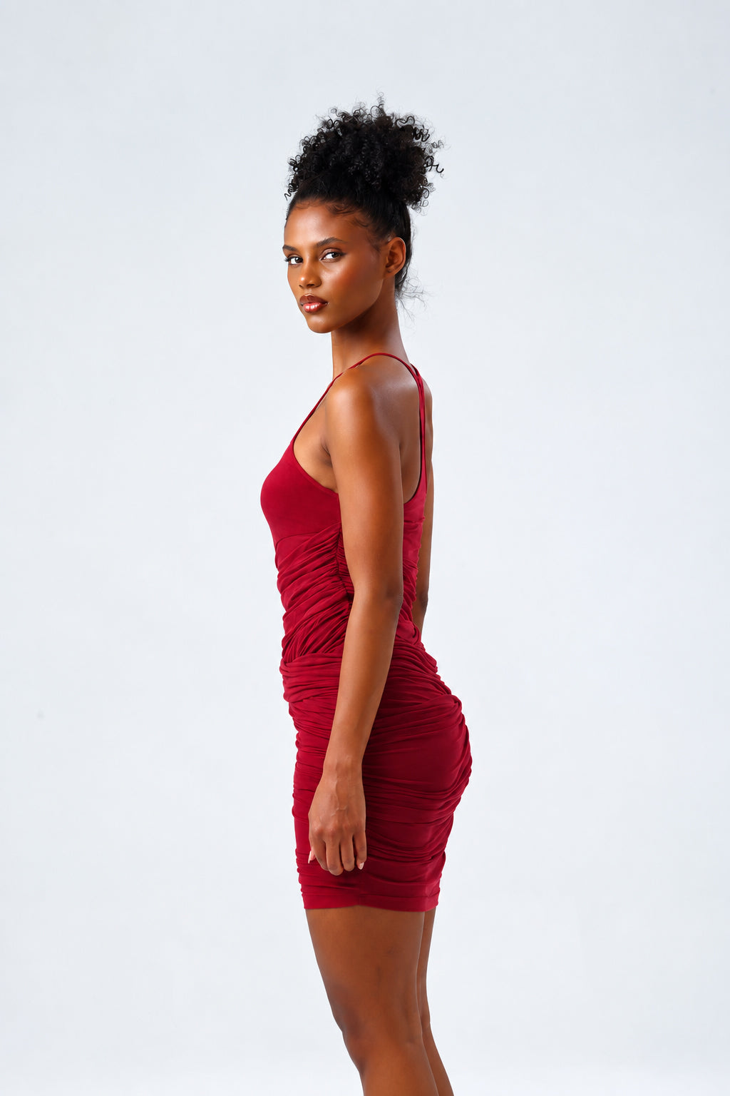 Sienna Bordo Elbise