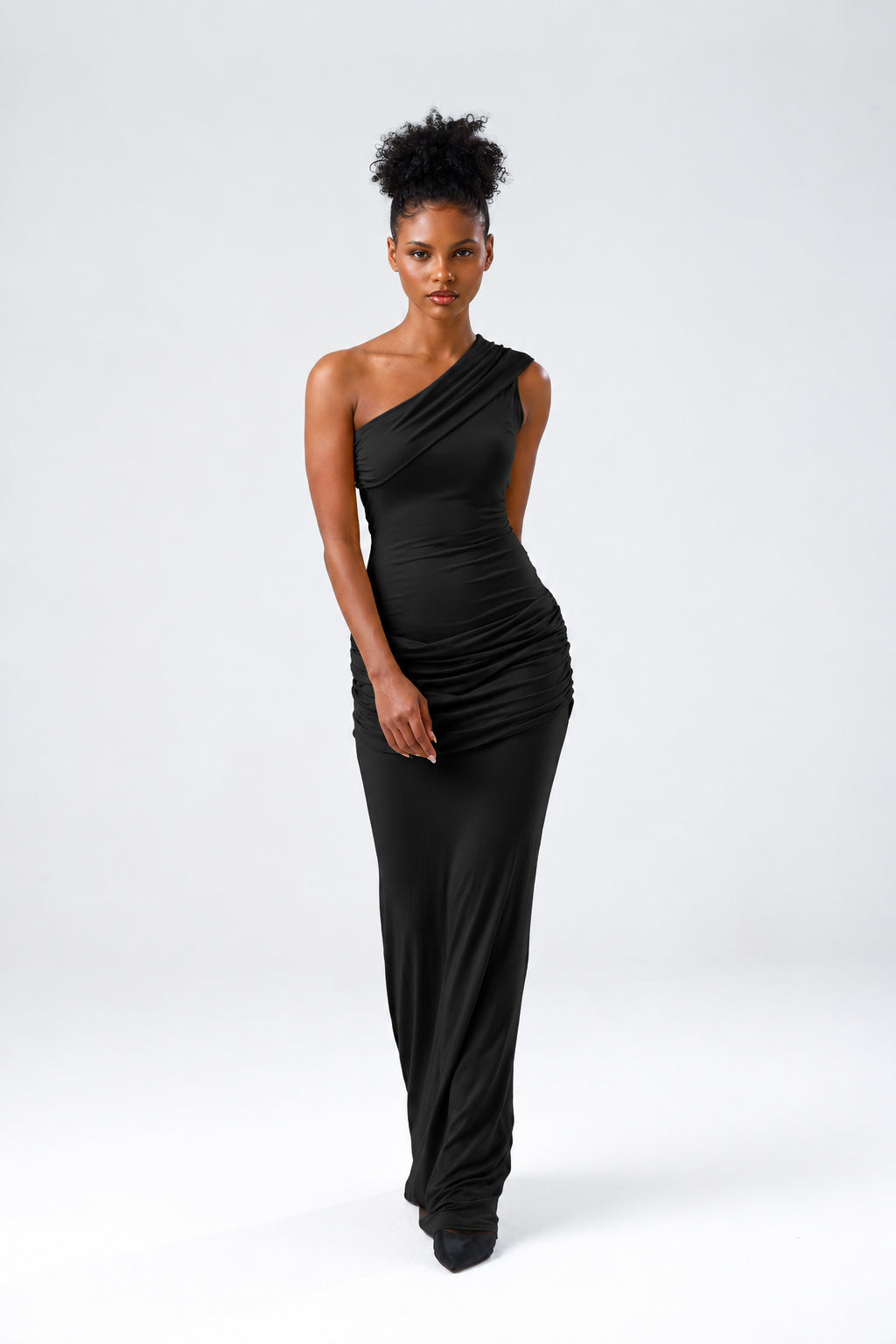 Selene Siyah Maxi Elbise