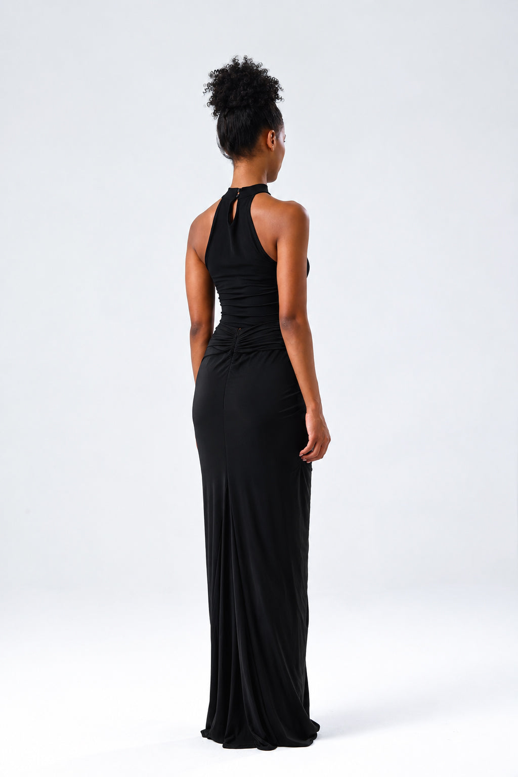 Selene Halter Yaka Bodysuit  Siyah