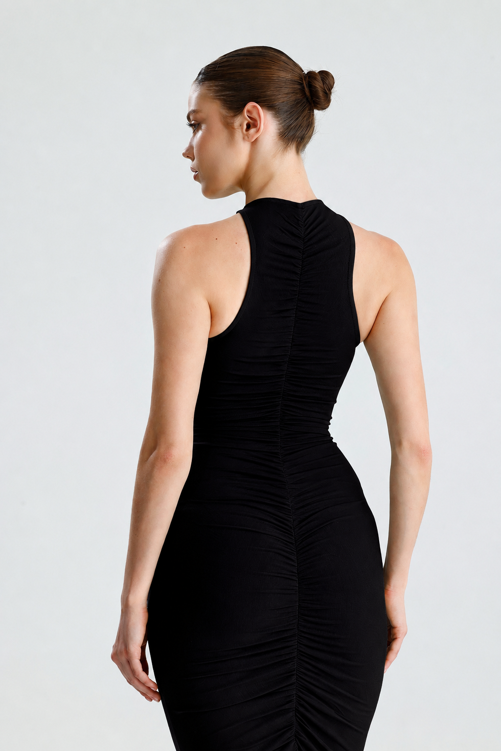 Alessia Siyah Maxi Elbise