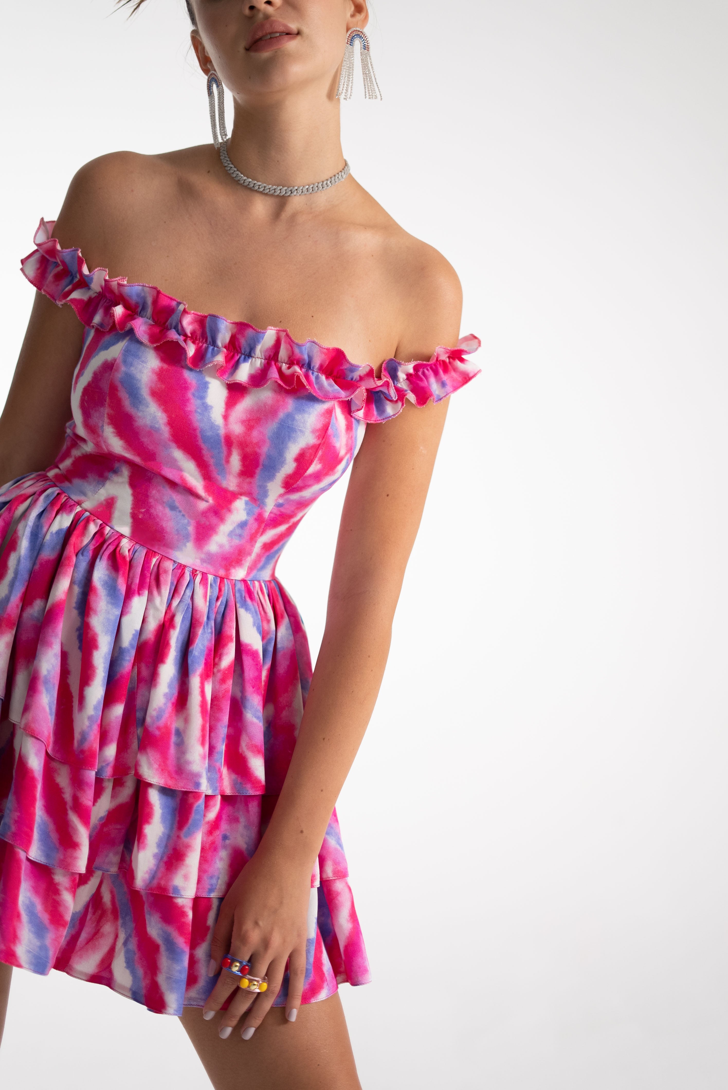 Lea Pink Mini Dress